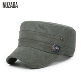 NUZADA - Old Effect Military Hats Classic Solid