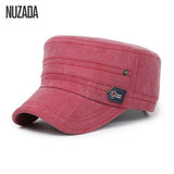 NUZADA - Old Effect Military Hats Classic Solid