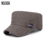 NUZADA - Old Effect Military Hats Classic Solid